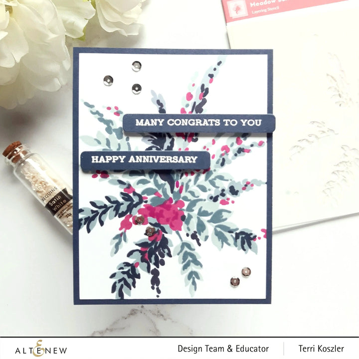 Stencil Meadow Burst Stencil Set (5 in 1)