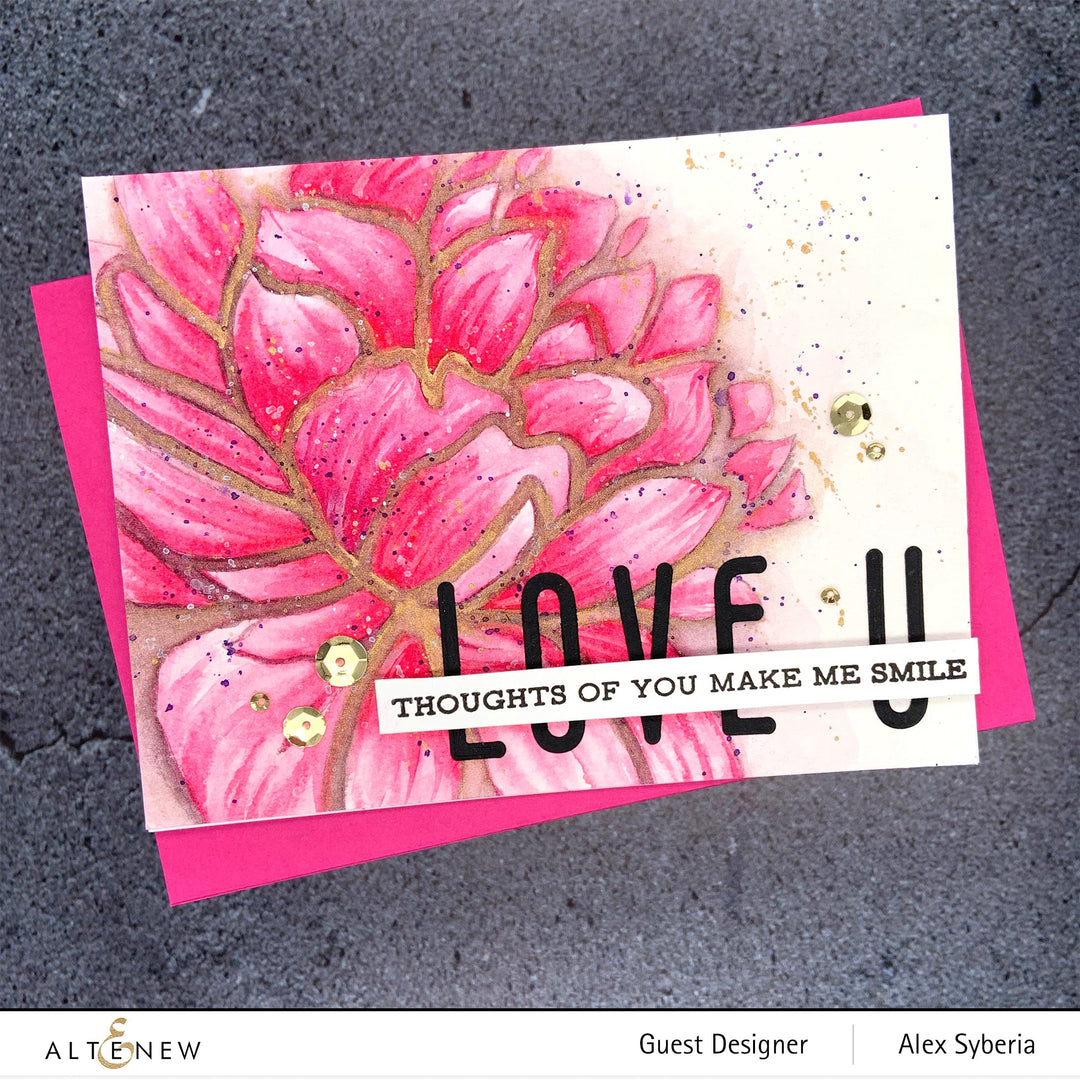 Stencil Mega Bloom Stencil