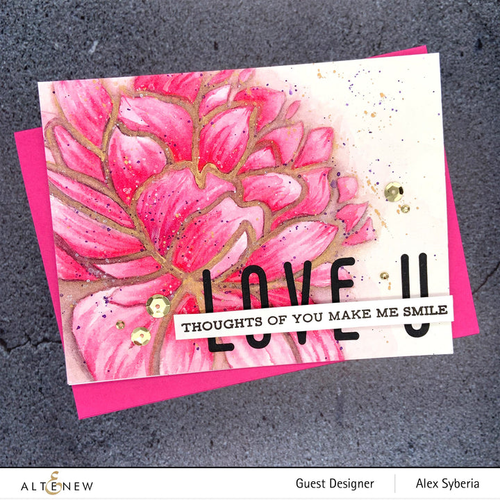 Stencil Mega Bloom Stencil