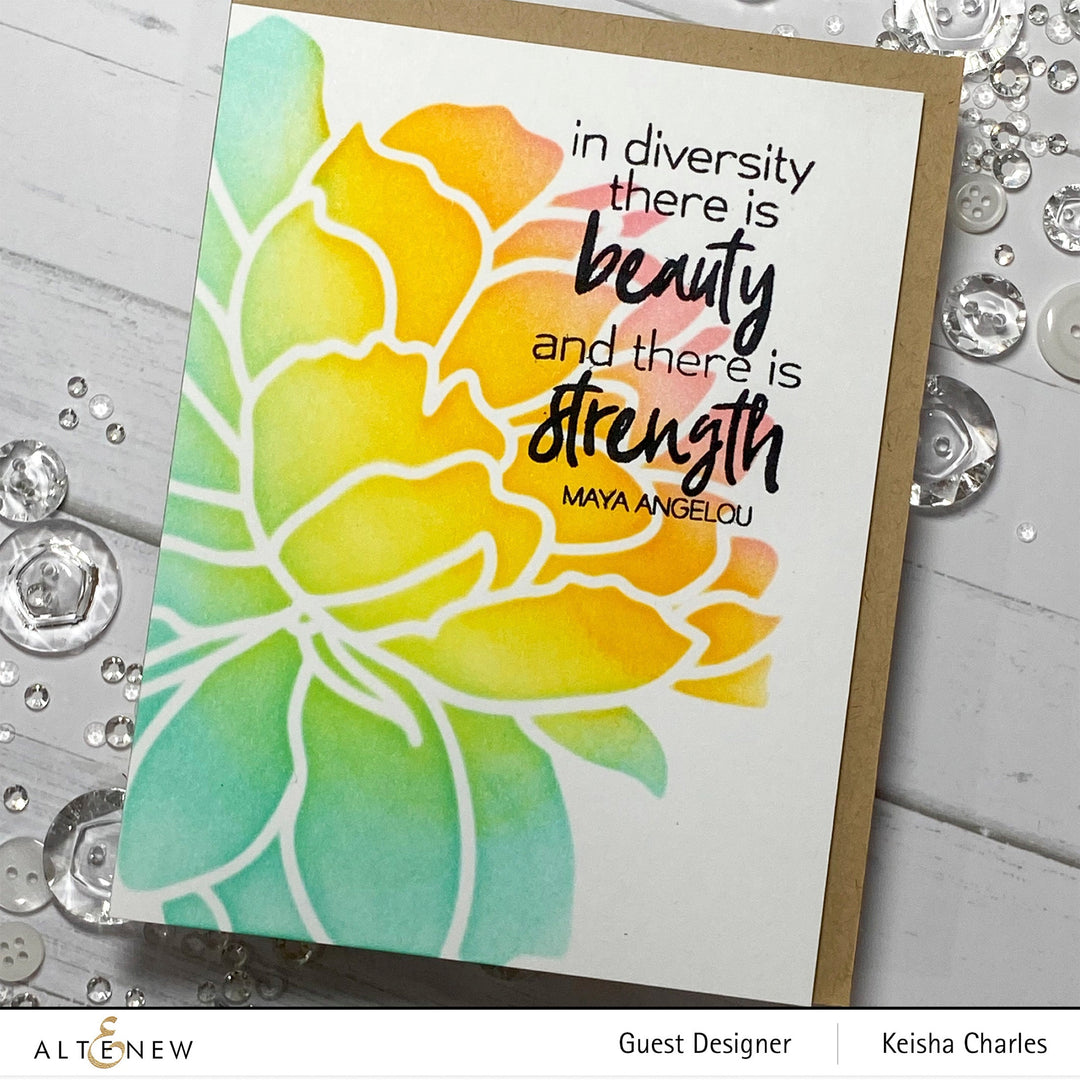 Stencil Mega Bloom Stencil