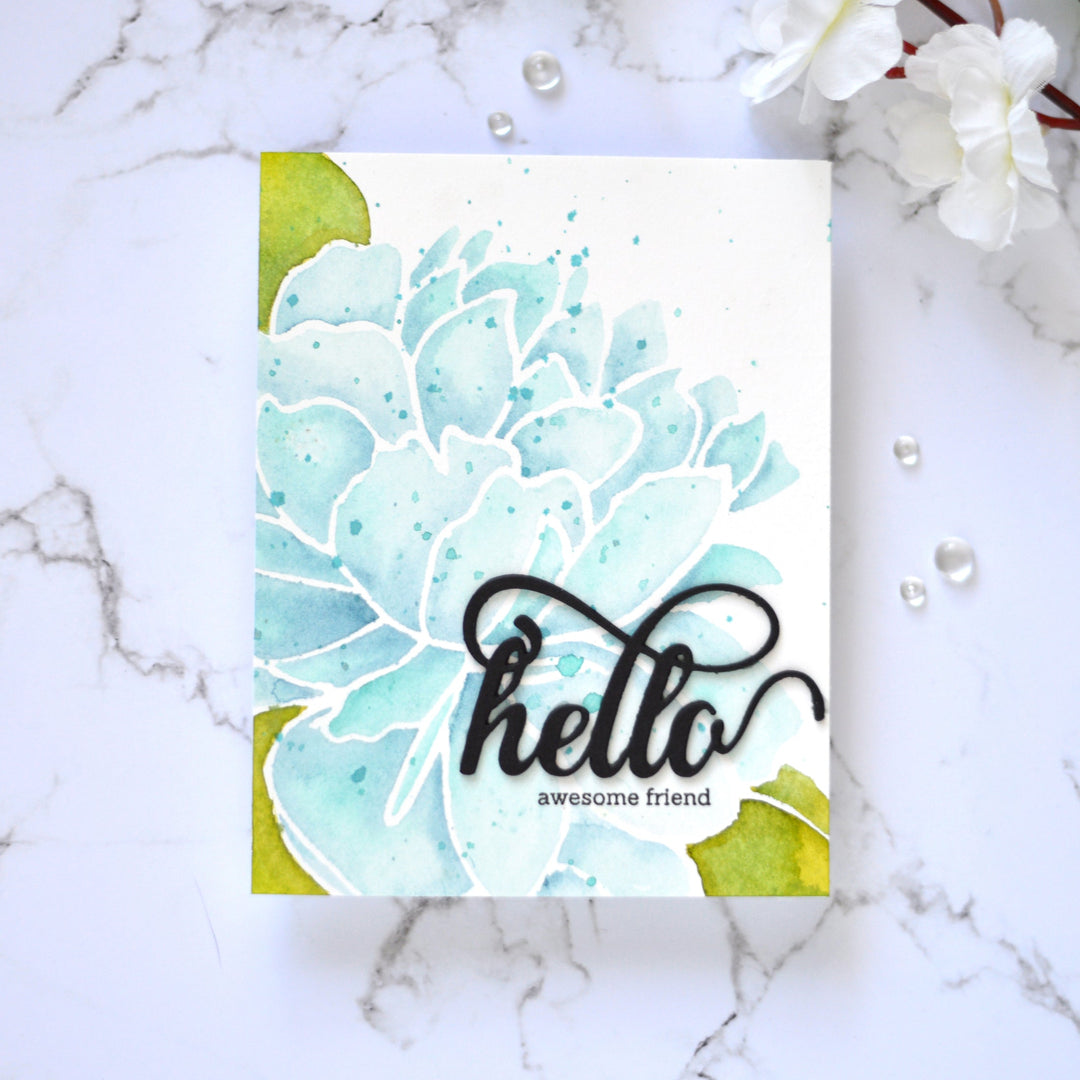 Stencil Mega Bloom Stencil