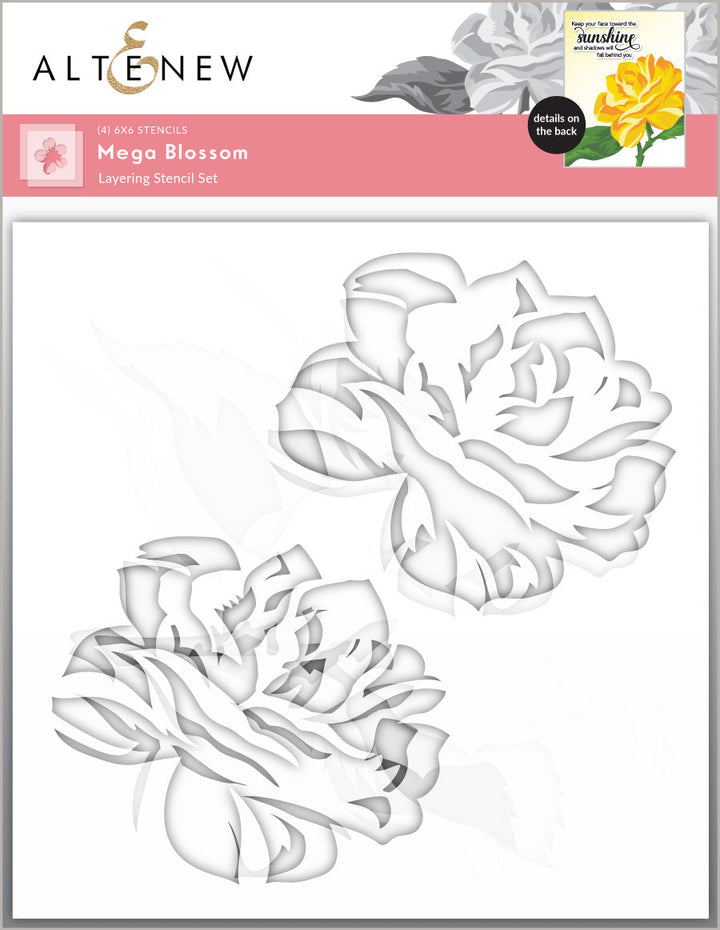 Stencil Mega Blossom Stencil Set (4 in 1)