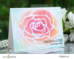Stencil Mega Rose Stencil