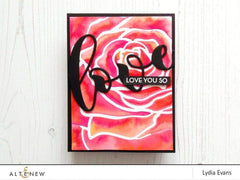 Stencil Mega Rose Stencil