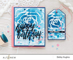 Stencil Mega Rose Stencil