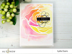 Stencil Mega Rose Stencil