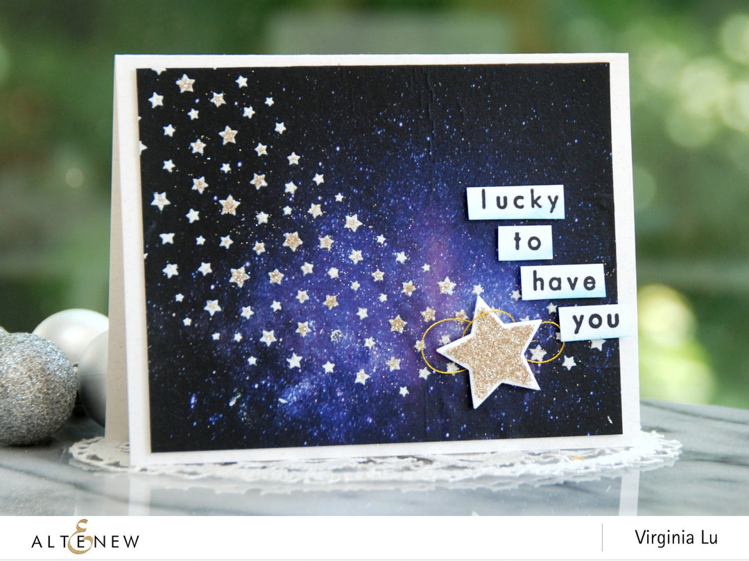 Stencil Milky Way Stencil