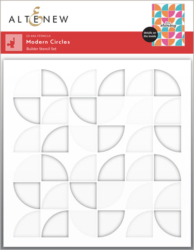Stencil Modern Circles Builder Stencil Set (3 in 1)