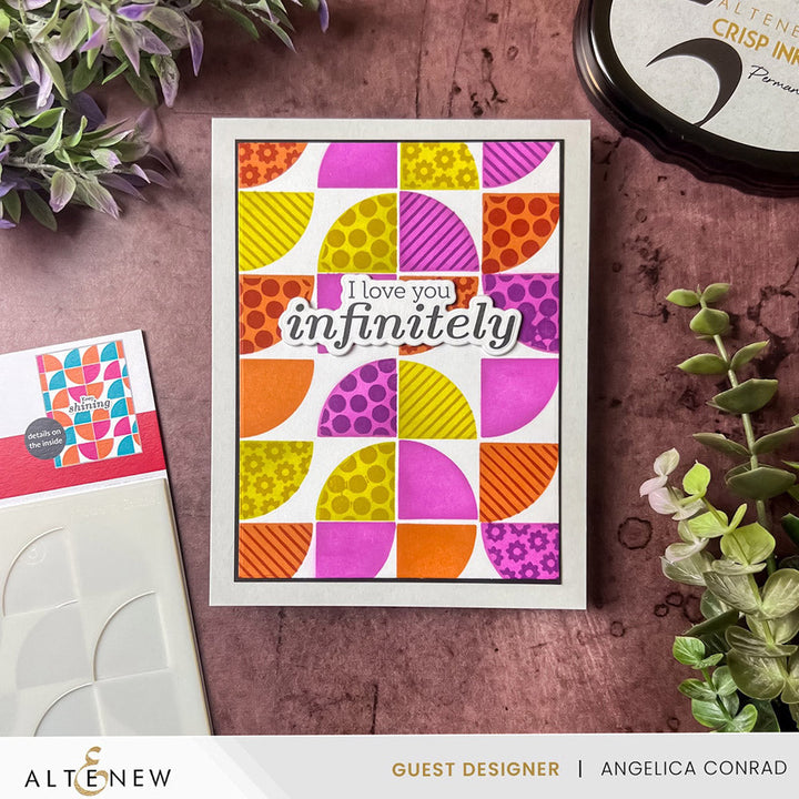 Stencil Modern Circles Builder Stencil Set (3 in 1)