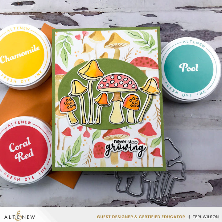 Stencil Mushroom Garden Layering Stencil Set (4 in 1)