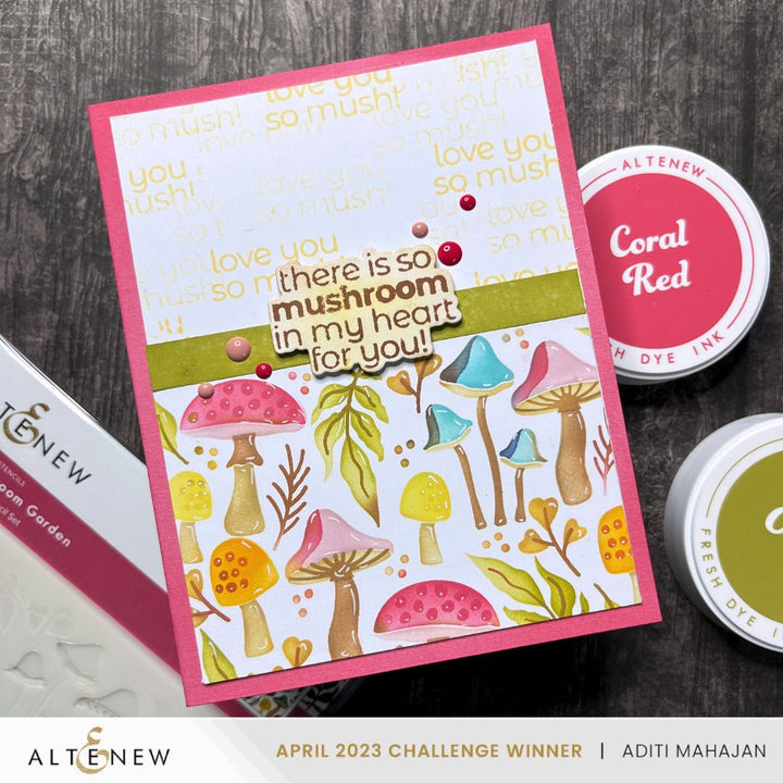 Stencil Mushroom Garden Layering Stencil Set (4 in 1)