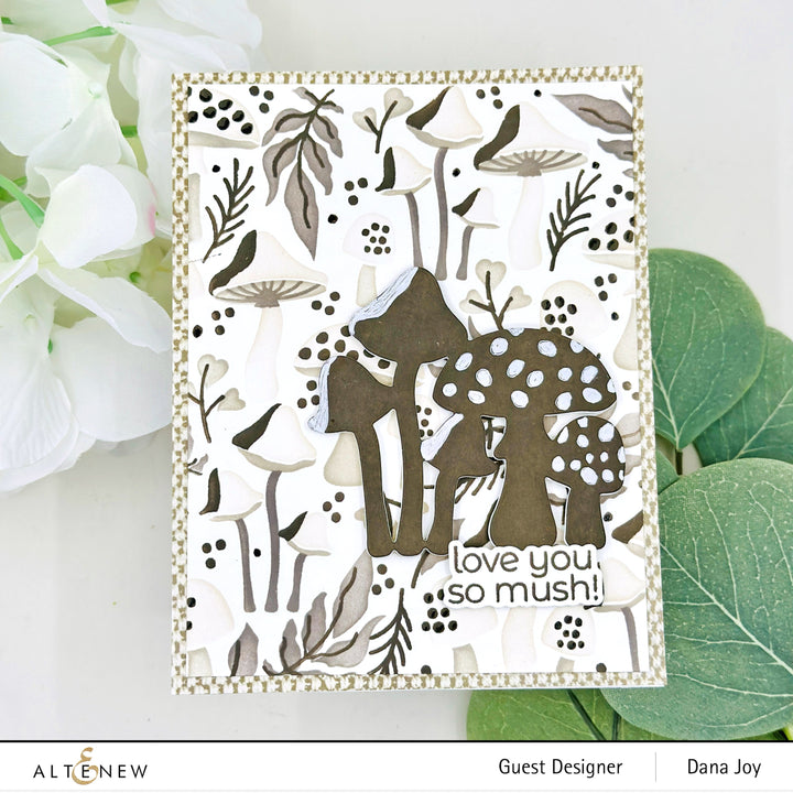 Stencil Mushroom Garden Layering Stencil Set (4 in 1)