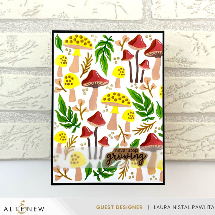 Stencil Mushroom Garden Layering Stencil Set (4 in 1)
