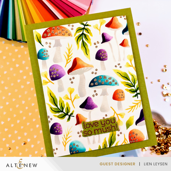 Stencil Mushroom Garden Layering Stencil Set (4 in 1)