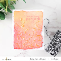 Stencil Oriental Poppy Simple Coloring Stencil Set (4 in 1)