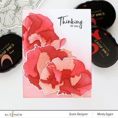 Stencil Oriental Poppy Simple Coloring Stencil Set (4 in 1)