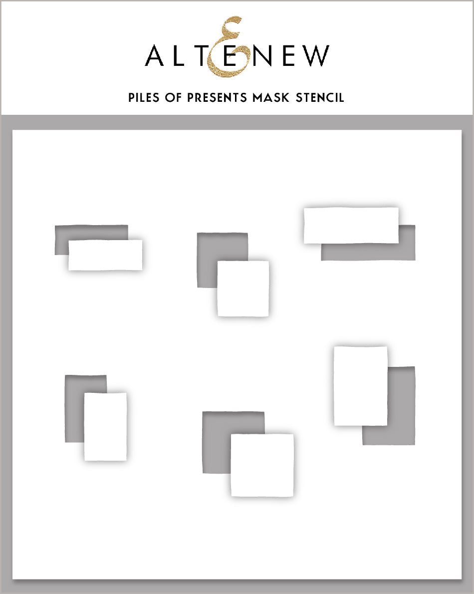 Stencil Piles of Presents Mask Stencil