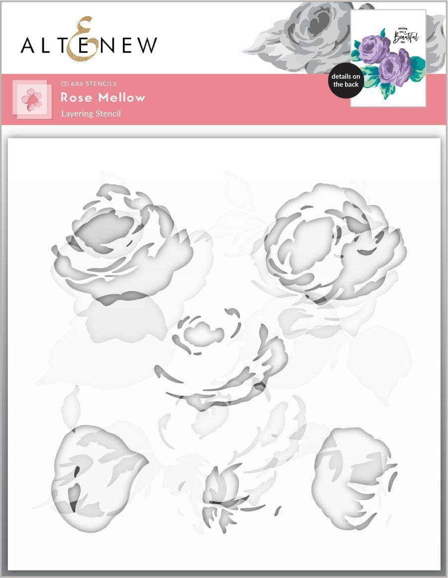 Stencil Rose Mellow Stencil Set (3 in 1)