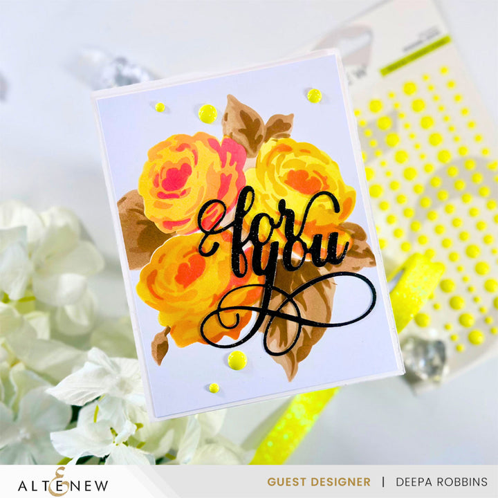 Stencil Rose Mellow Stencil Set (3 in 1)