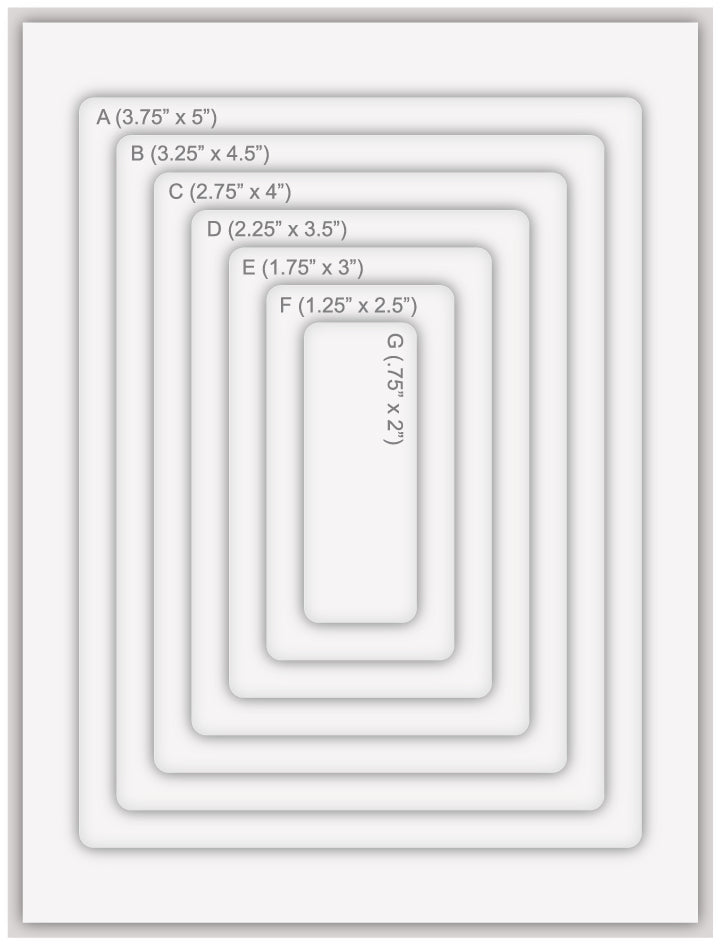 Stencil Rounded Rectangles Masks Stencil