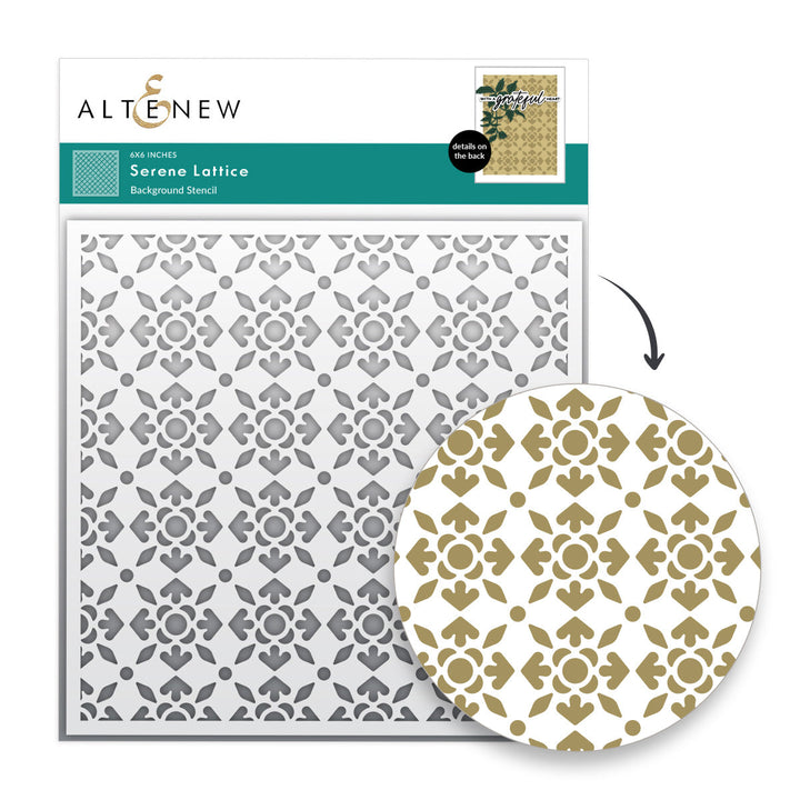 Stencil Serene Lattice Stencil