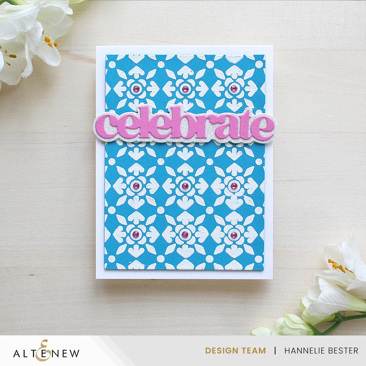 Stencil Serene Lattice Stencil