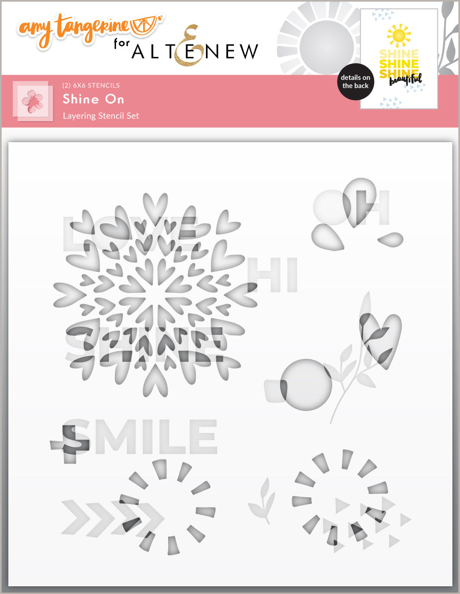 Stencil Shine On Stencil Set (2 in 1)