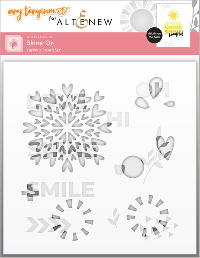 Stencil Shine On Stencil Set (2 in 1)