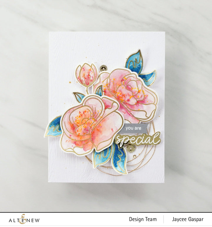 Stencil Simple Roses Mask Stencil