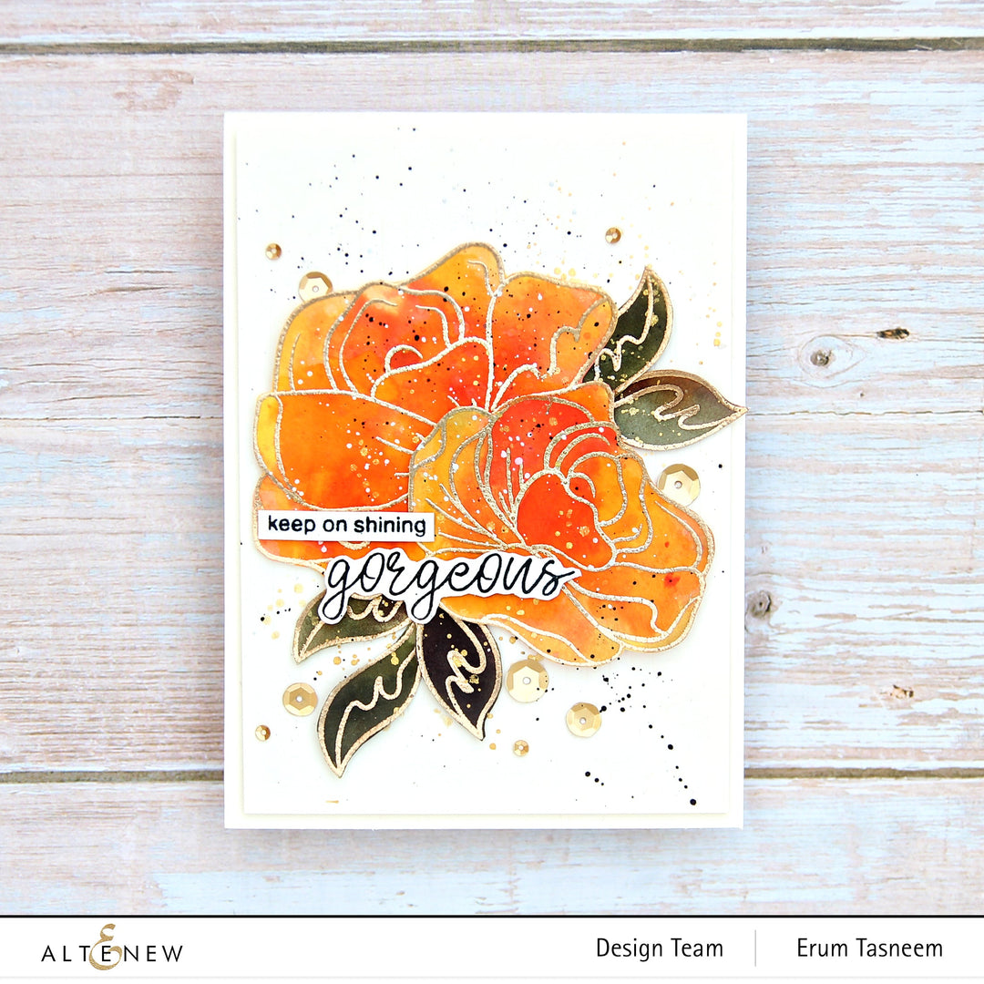 Stencil Simple Roses Mask Stencil