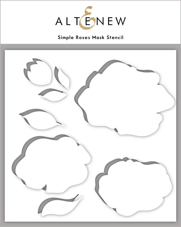 Stencil Simple Roses Mask Stencil