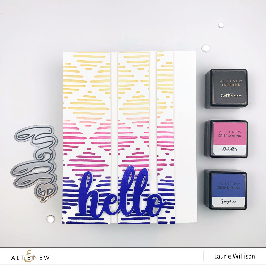 Stencil Sketched Lines Stencil