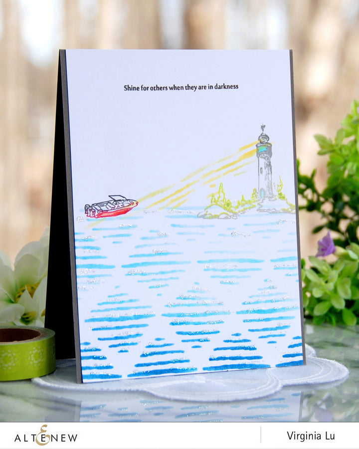 Stencil Sketched Lines Stencil