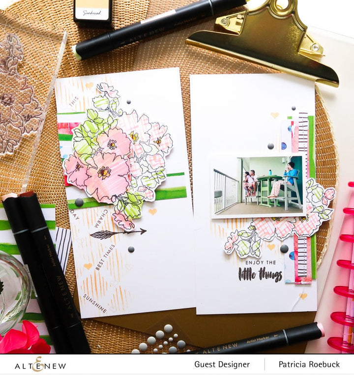 Stencil Sketched Lines Stencil