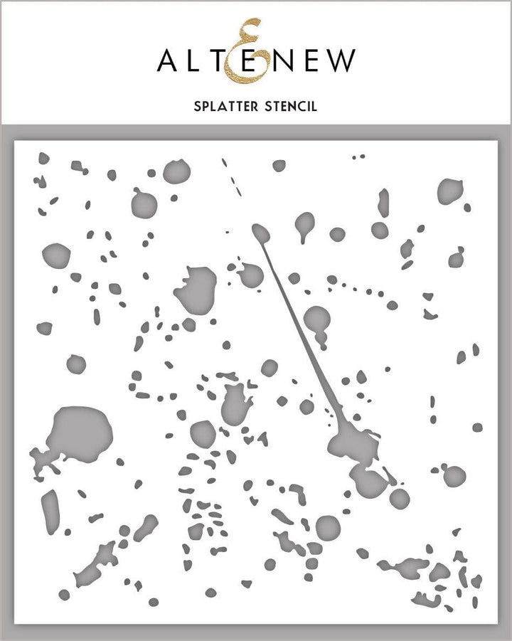 Stencil Splatter Stencil