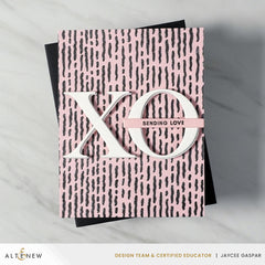Stencil Squiggly Lines Background Stencil