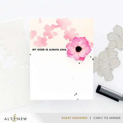 Stencil Stencil Art: Ditsy Flowers Wallpaper Layering Stencil Set (7 in 1)