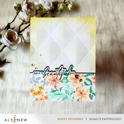 Stencil Stencil Art: Ditsy Flowers Wallpaper Layering Stencil Set (7 in 1)