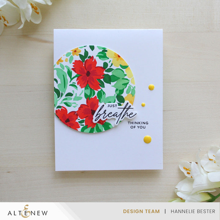 Stencil Stencil Art: Ditsy Flowers Wallpaper Layering Stencil Set (7 in 1)