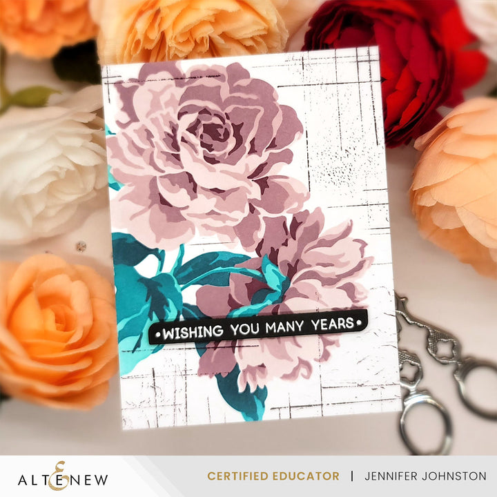 Stencil Stencil Art: Majestic Roses Layering Stencil Set (7 in 1)