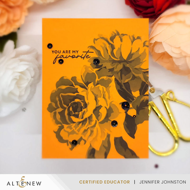 Stencil Stencil Art: Majestic Roses Layering Stencil Set (7 in 1)