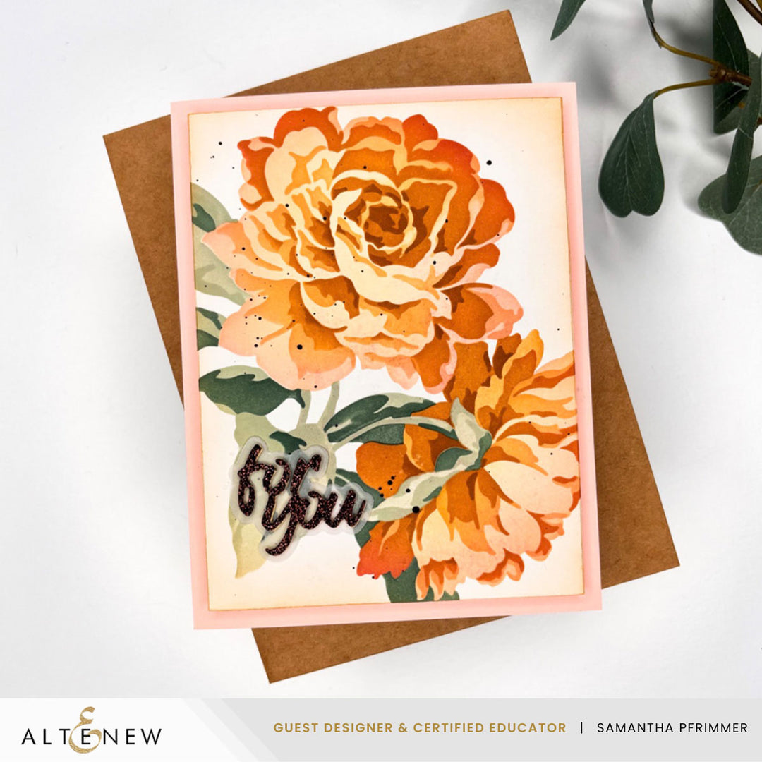 Stencil Stencil Art: Majestic Roses Layering Stencil Set (7 in 1)