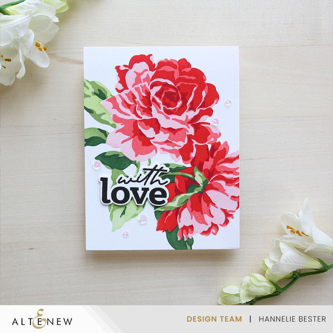 Stencil Stencil Art: Majestic Roses Layering Stencil Set (7 in 1)