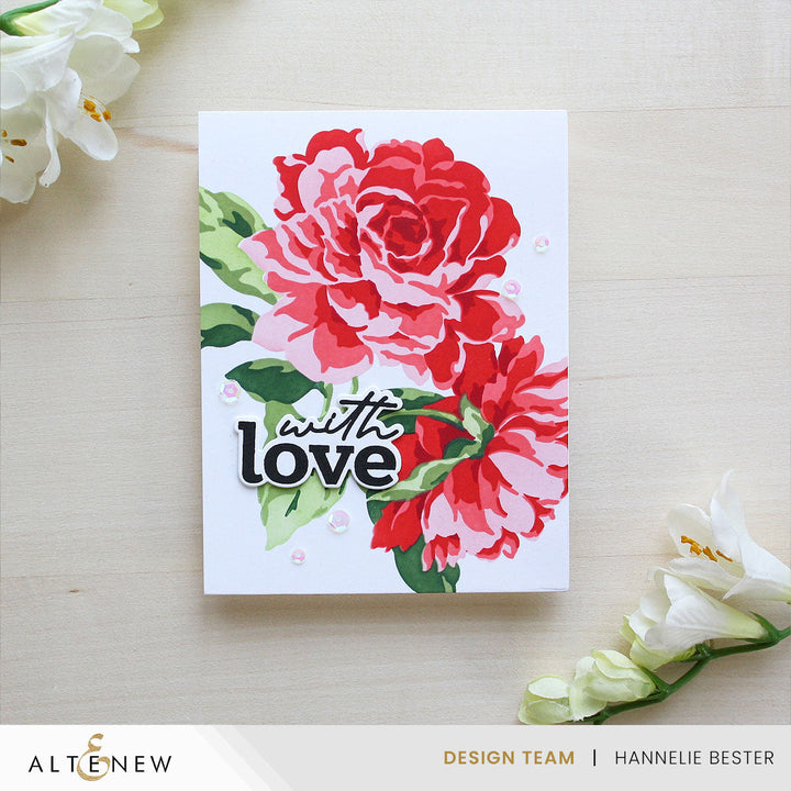 Stencil Stencil Art: Majestic Roses Layering Stencil Set (7 in 1)