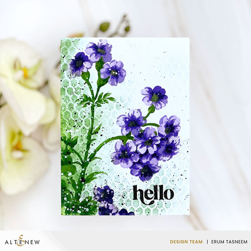 Stencil Stencil Art: Painted Geraniums Layering Stencil Set (6 in 1)