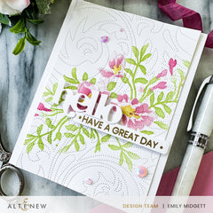 Stencil Stencil Art: Playful Watercolor Flowers Layering Stencil Set (6 in 1)
