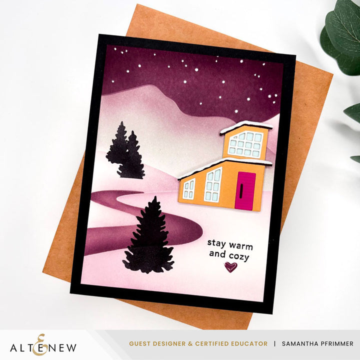 Stencil Stencil Art: Serene Landscapes Layering Stencil Set (6 in 1)