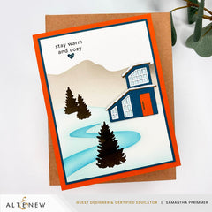 Stencil Stencil Art: Serene Landscapes Layering Stencil Set (6 in 1)
