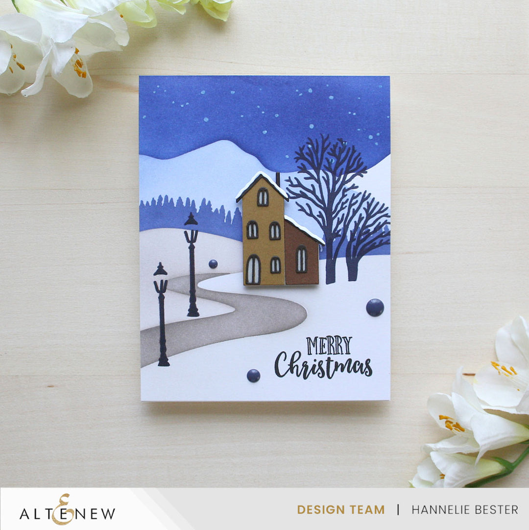 Stencil Stencil Art: Serene Landscapes Layering Stencil Set (6 in 1)