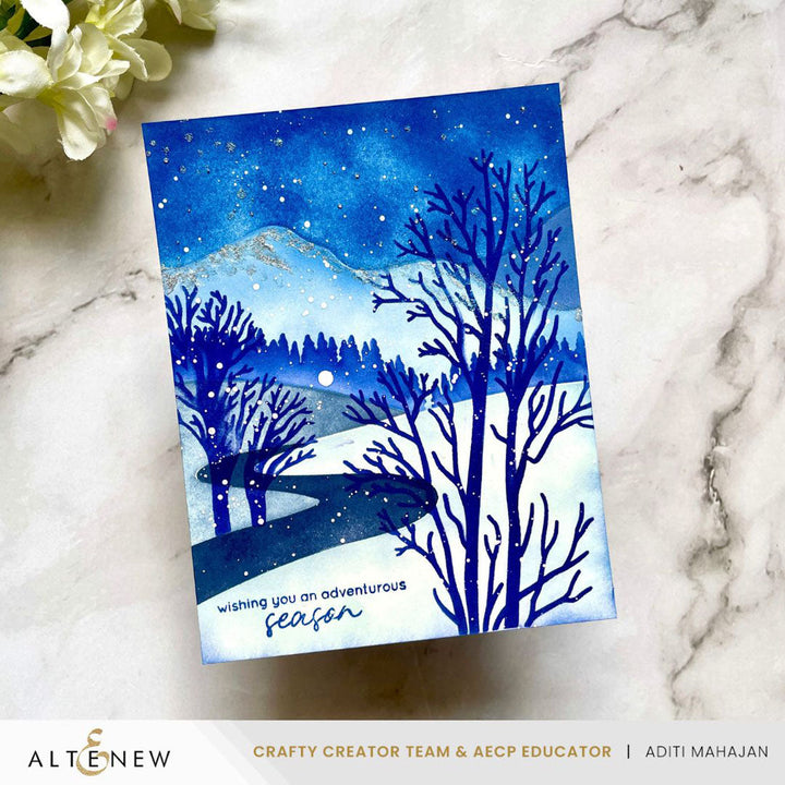 Stencil Stencil Art: Serene Landscapes Layering Stencil Set (6 in 1)